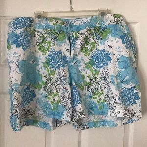 Floral print shorts